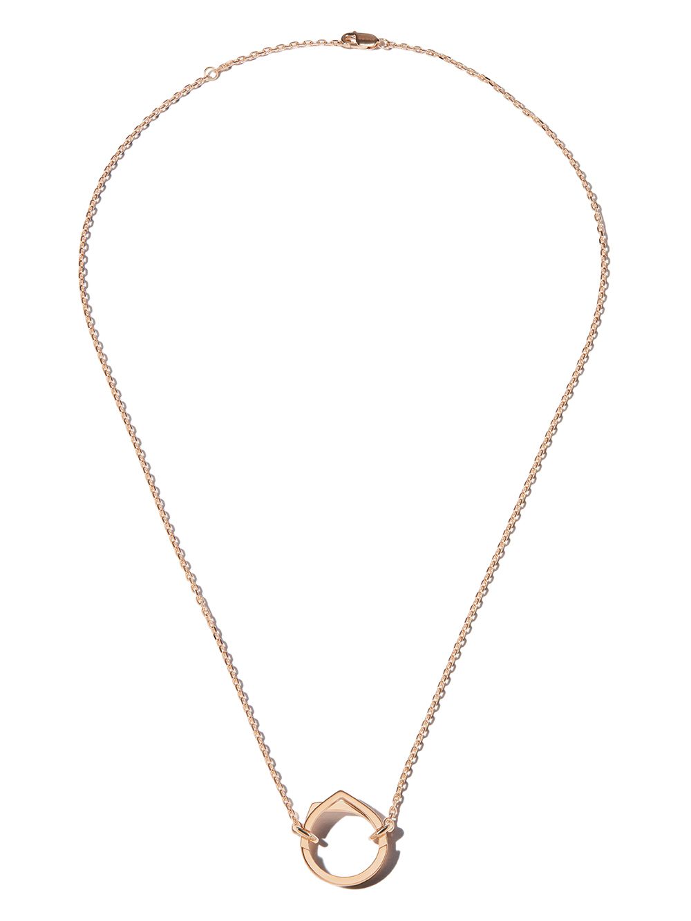 Repossi Antifer 18K玫瑰金项链 - 粉色