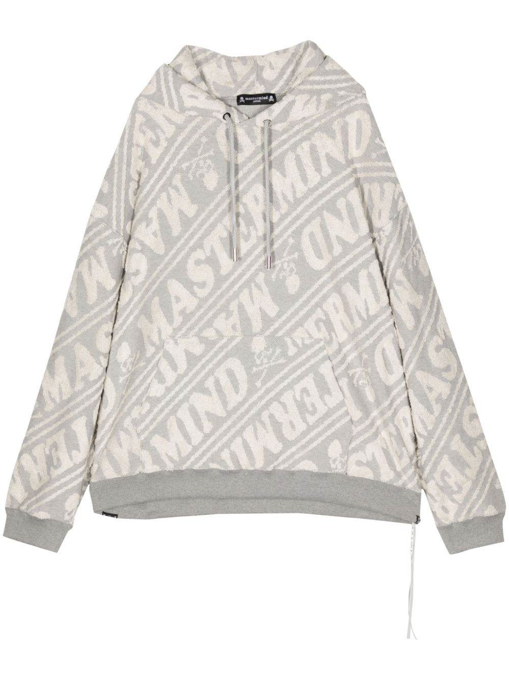 Mastermind Japan logo印花棉连帽衫 - 灰色