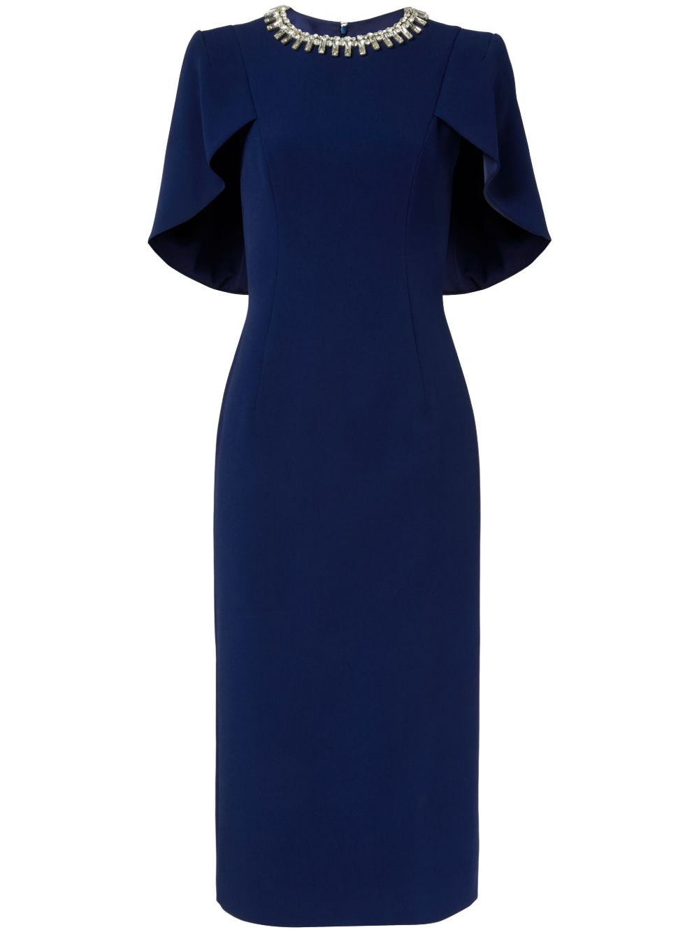 Jenny Packham Thalia 中长连衣裙 - 蓝色