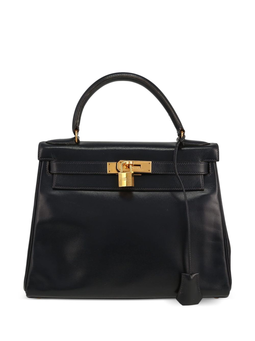 Hermès Pre-Owned Kelly 28 手提包（1990年典藏款） - 蓝色