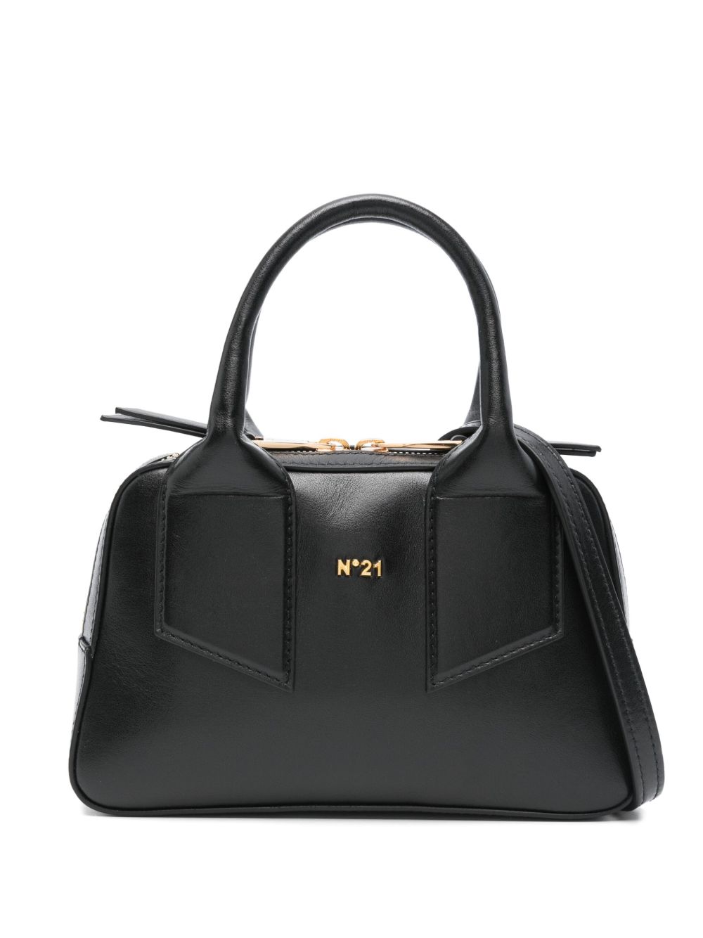 Nº21 Bauletto 迷你手提包 - 黑色