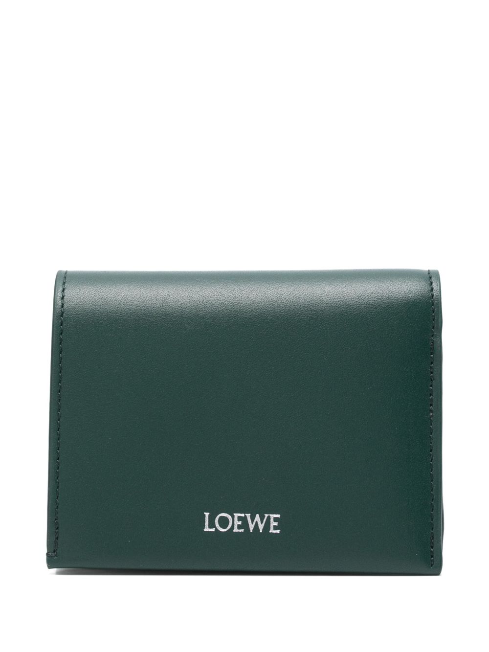 LOEWE 三折拉链钱包 - 绿色