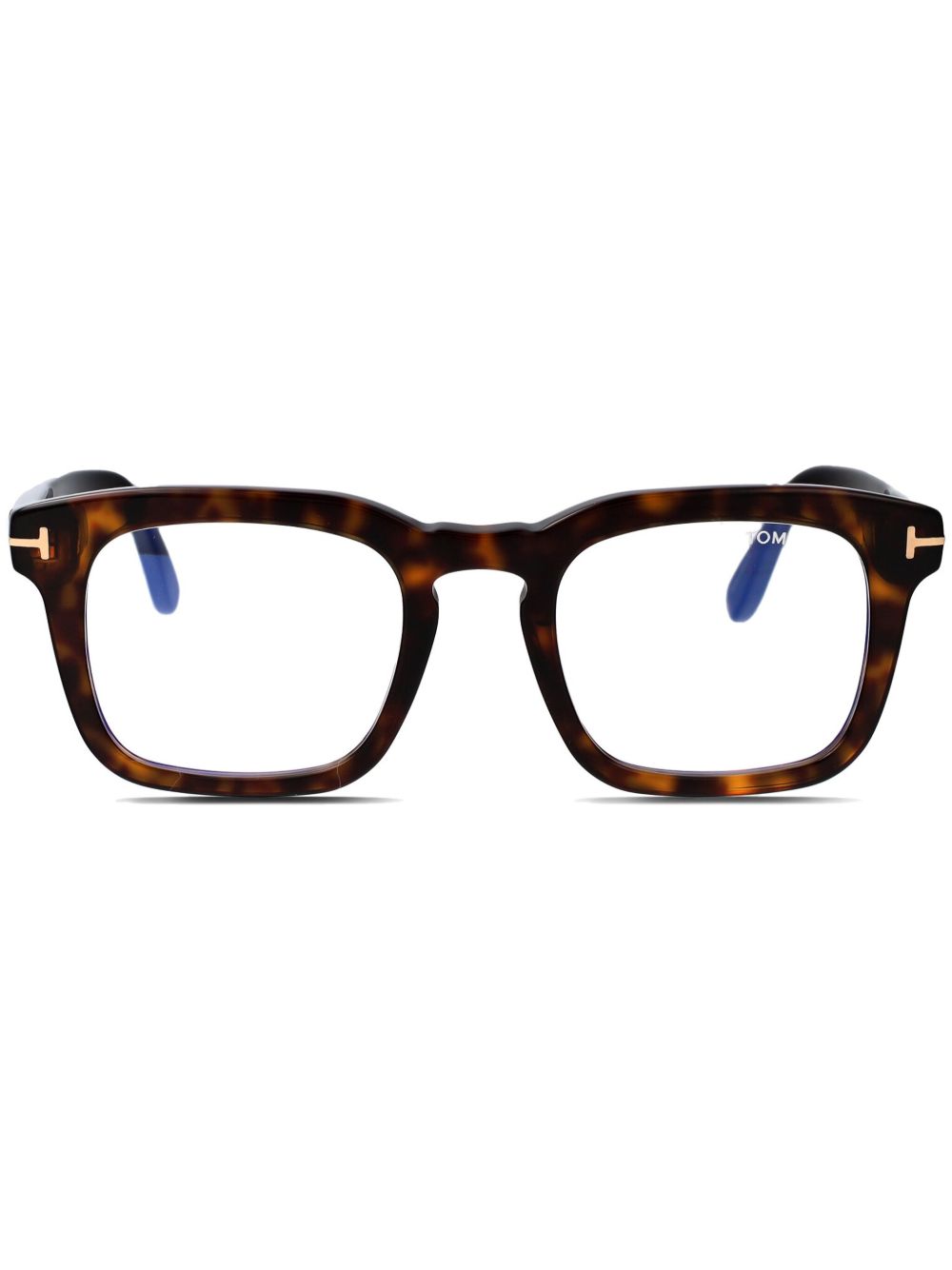 TOM FORD Eyewear 方框眼镜 - 褐色