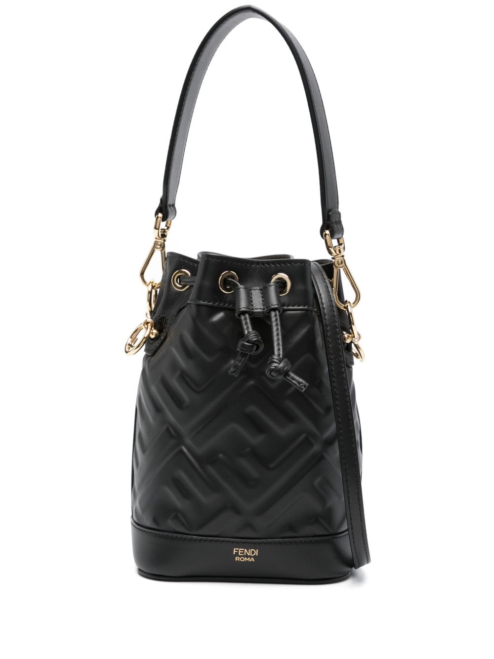 FENDI Mon Tresor 小号水桶包 - 黑色