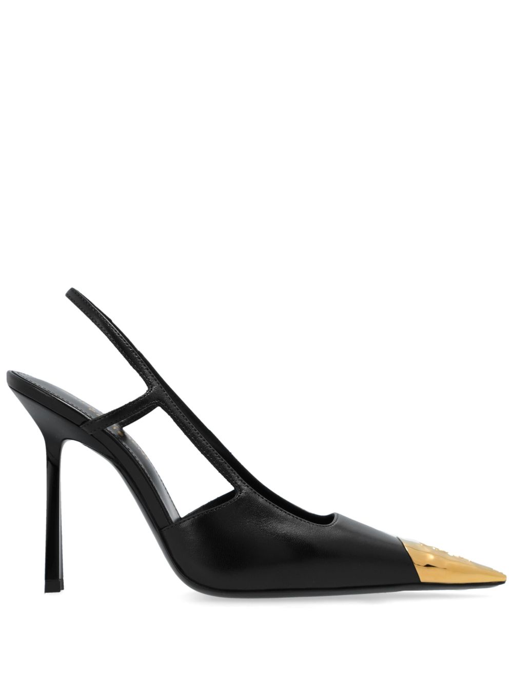 Saint Laurent Jeanne 裹踝高跟鞋（11厘米） - 黑色