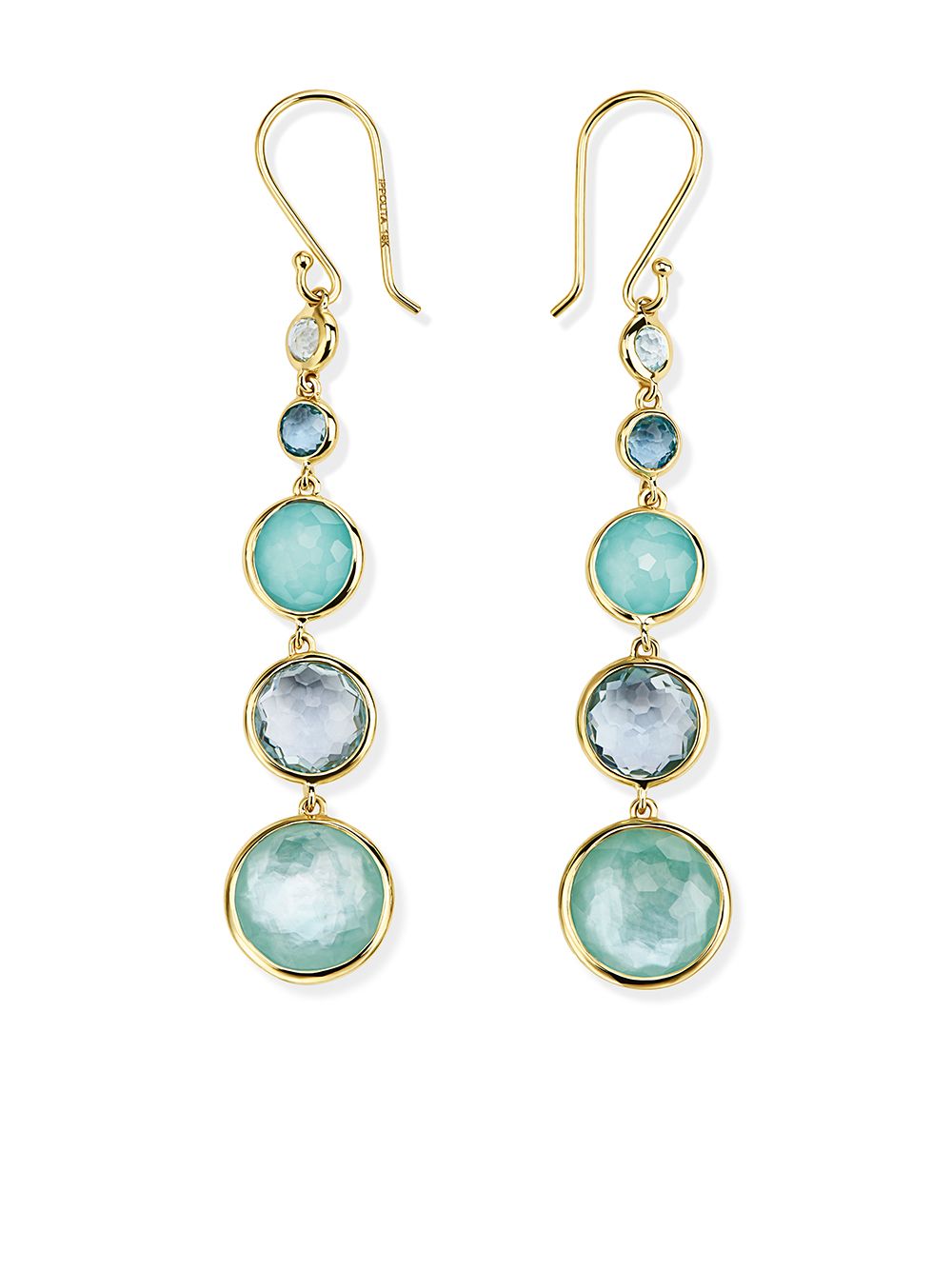 IPPOLITA Lollitini 18K黄金吊饰耳环 - 金色