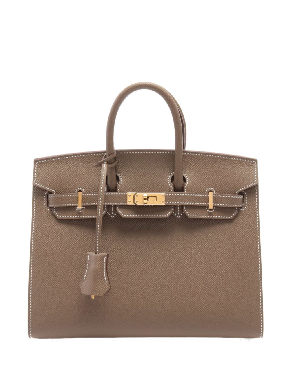 Hermès Pre-Owned Birkin 25 手提包（2024年典藏款） - 褐色