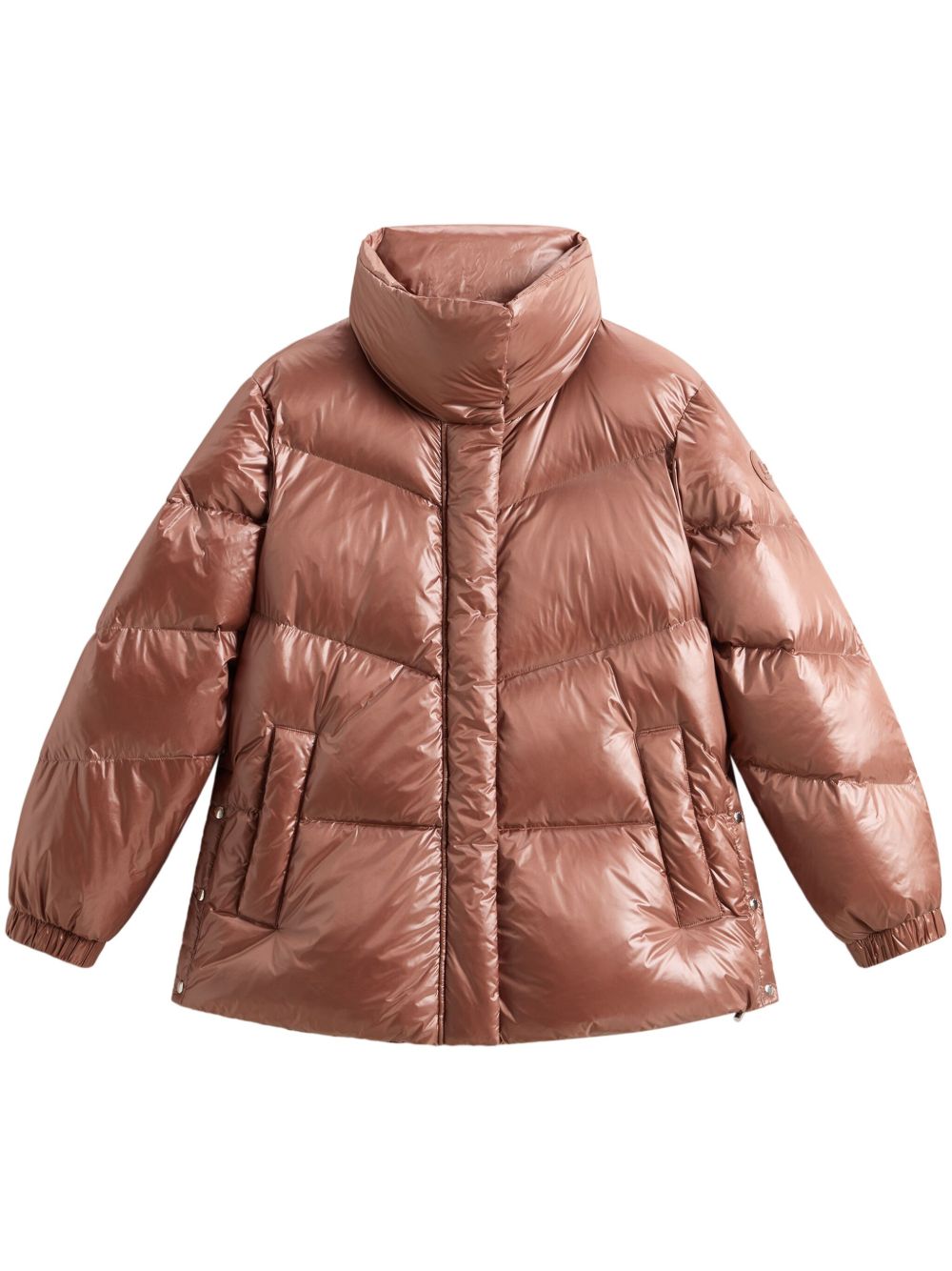 Woolrich Aliquippa 短款蓬松夹克 - 褐色