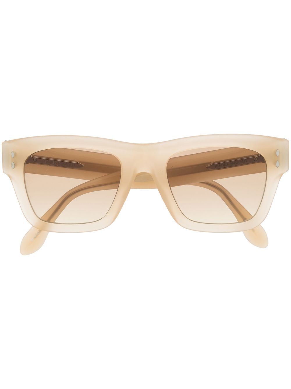 Isabel Marant Eyewear 有色镜片方框太阳眼镜 - 中性色