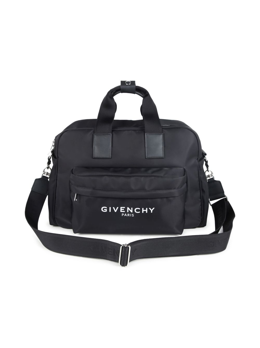 Givenchy Kids logo印花母婴包 - 黑色