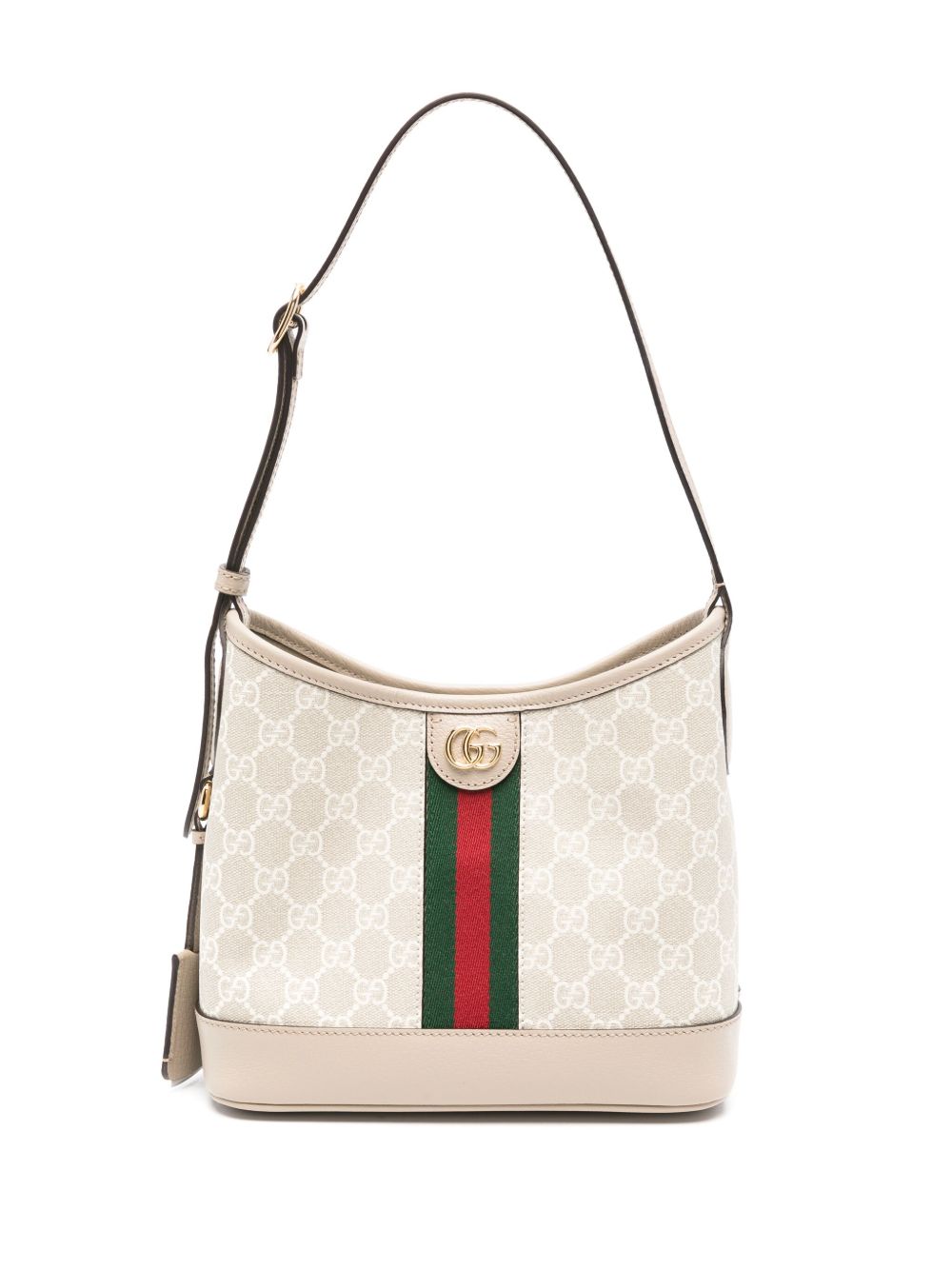 Gucci Ophidia GG 小号单肩包 - 中性色