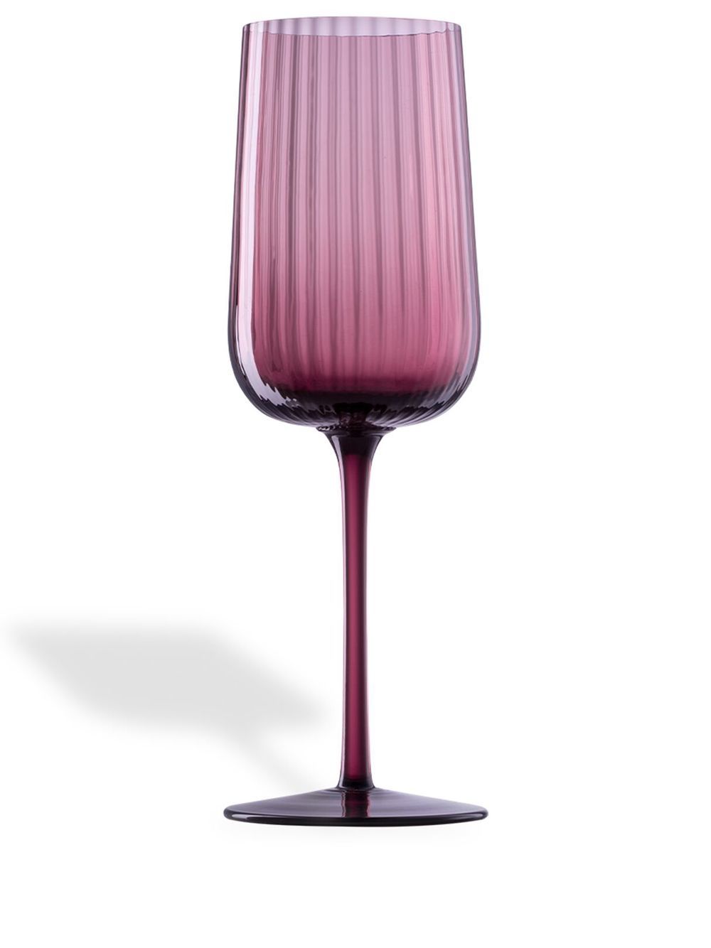 NasonMoretti Gigolo 罗纹葡萄酒杯（22.5厘米） - 紫色