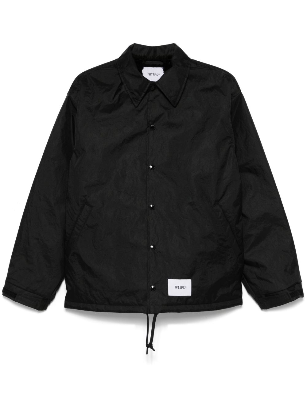WTAPS 标贴防风衣 - 黑色