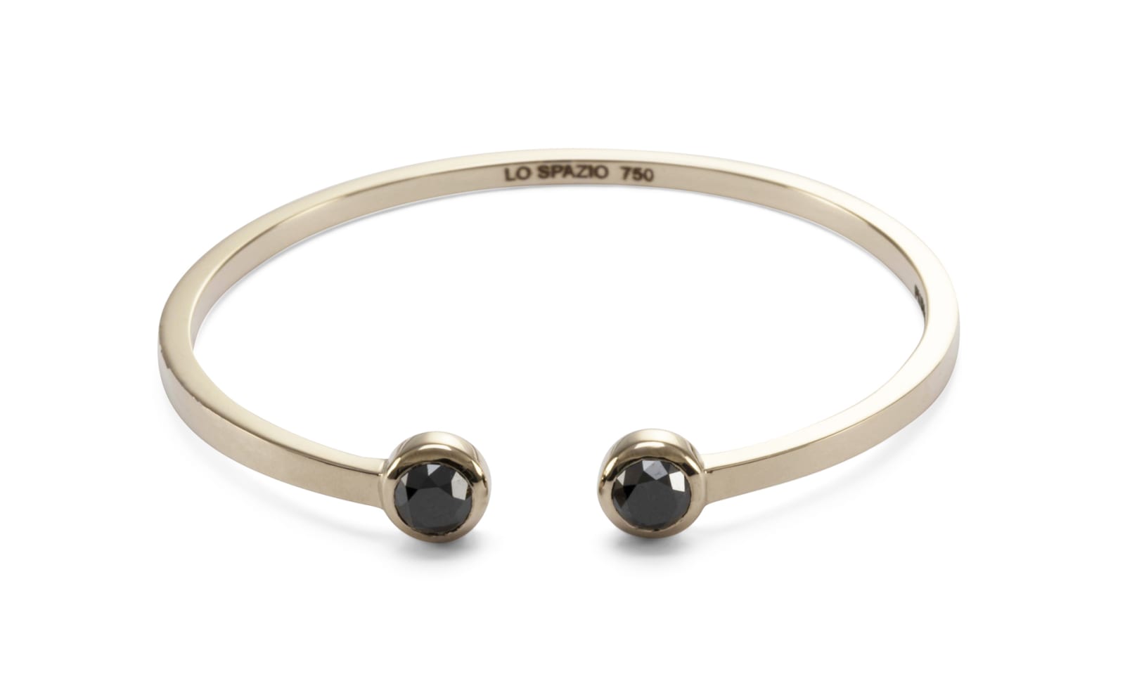 Lo Spazio Jewelry Lo Spazio Black Diamond Bangle