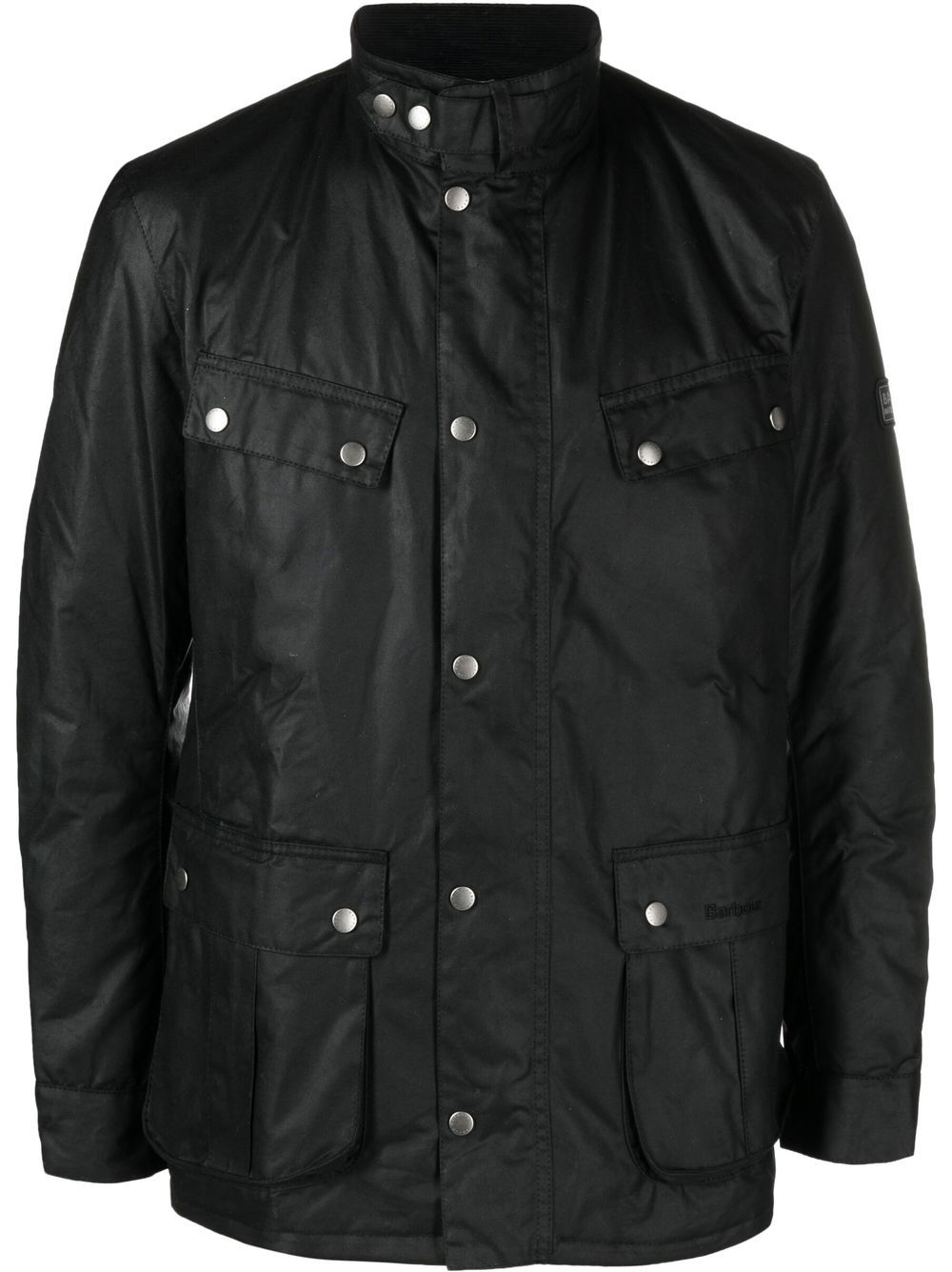 Barbour International Duke 棉涂蜡夹克 - 黑色
