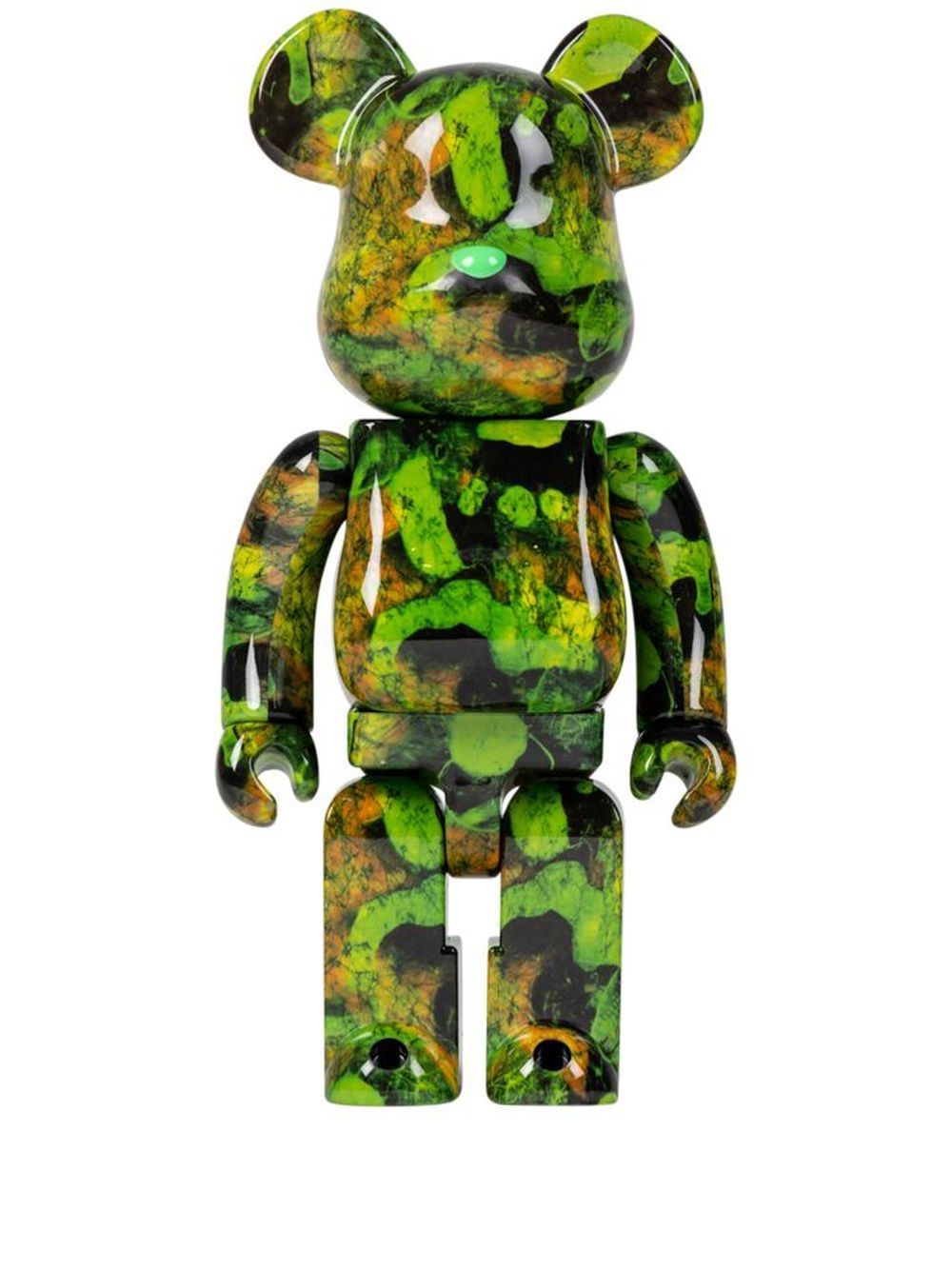 MEDICOM TOY x Pushead BE@RBRICK 400% 模型玩具套装 - 绿色