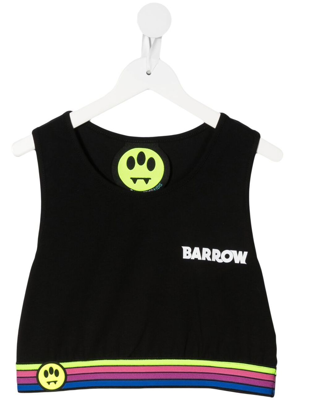 Barrow kids logo 短款上衣 - 黑色