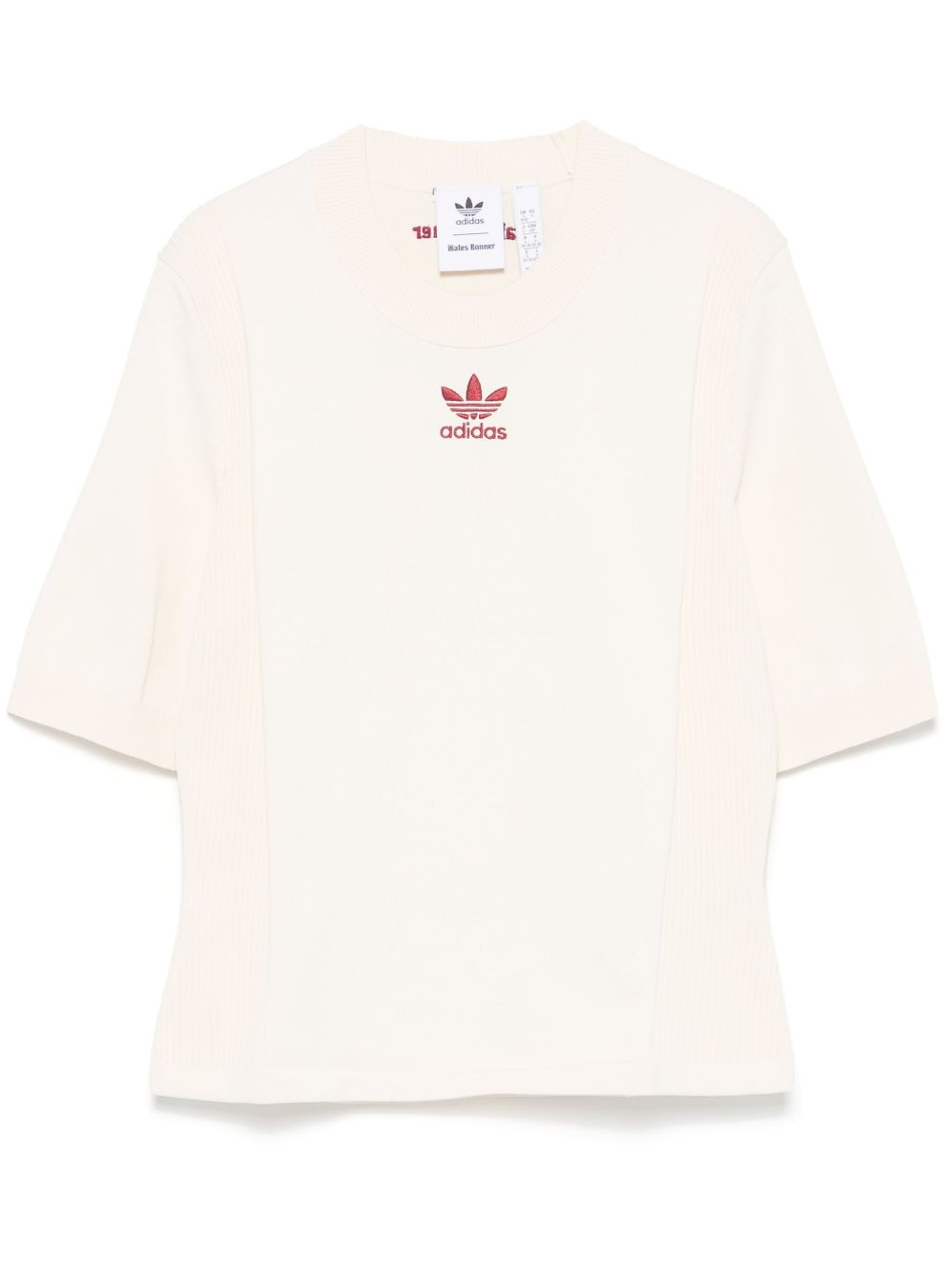 adidas x Wales Bonner 短袖针织T恤 - 白色