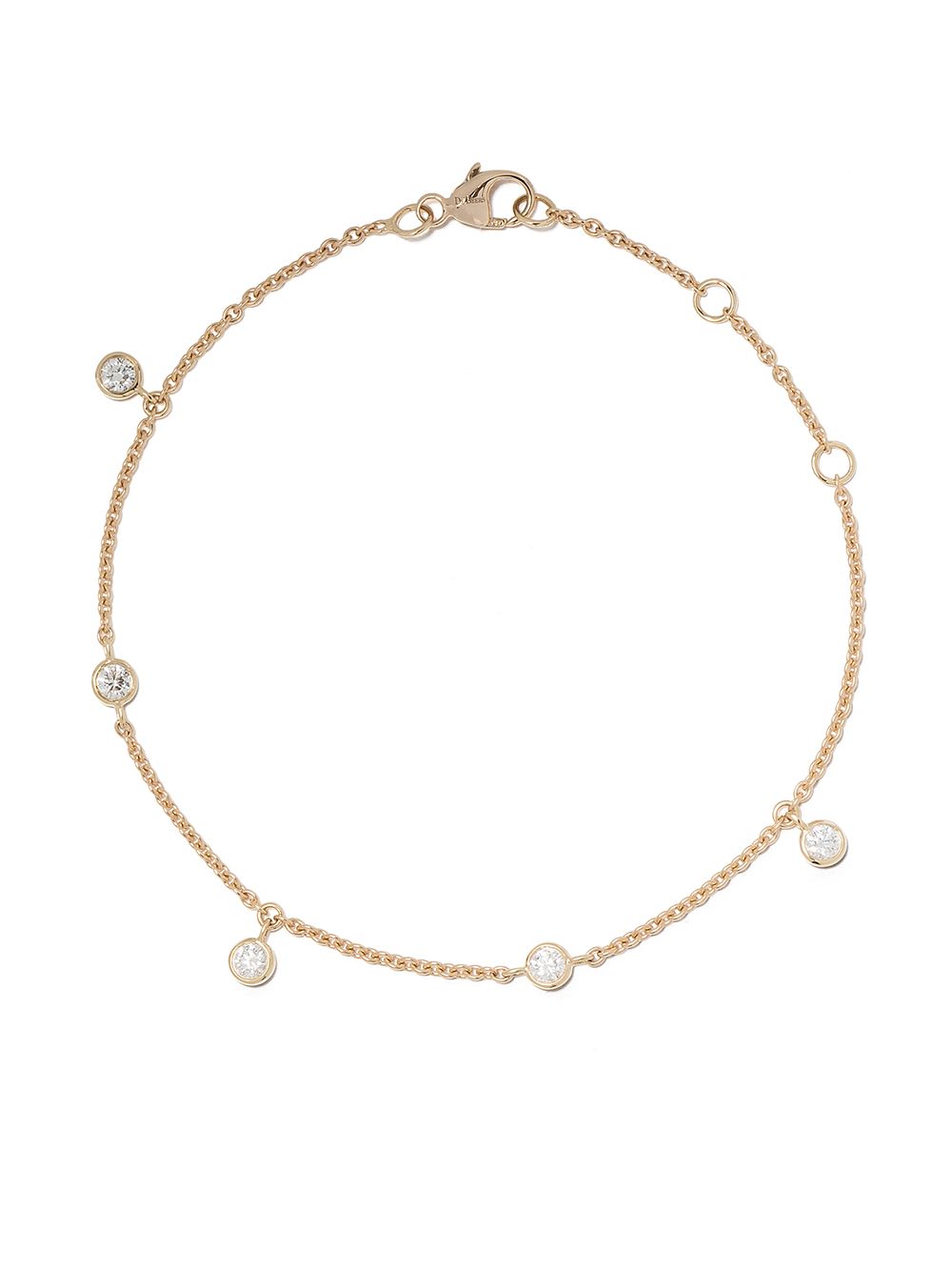De Beers Jewellers My First De Beers 18k黄金五钻手链 - 金色