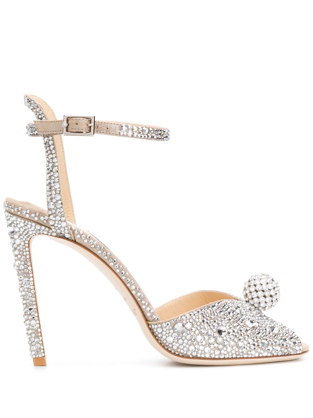 Jimmy Choo 周仰杰 Sacora 100凉鞋 - 银色