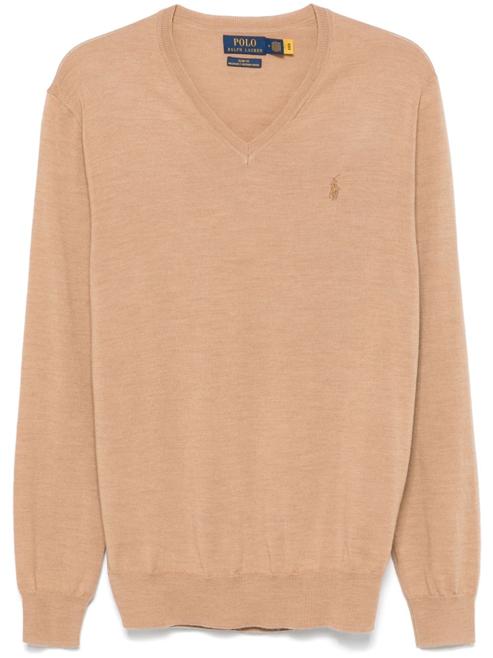 Polo Ralph Lauren Polo Pony 图案毛衣 - 褐色