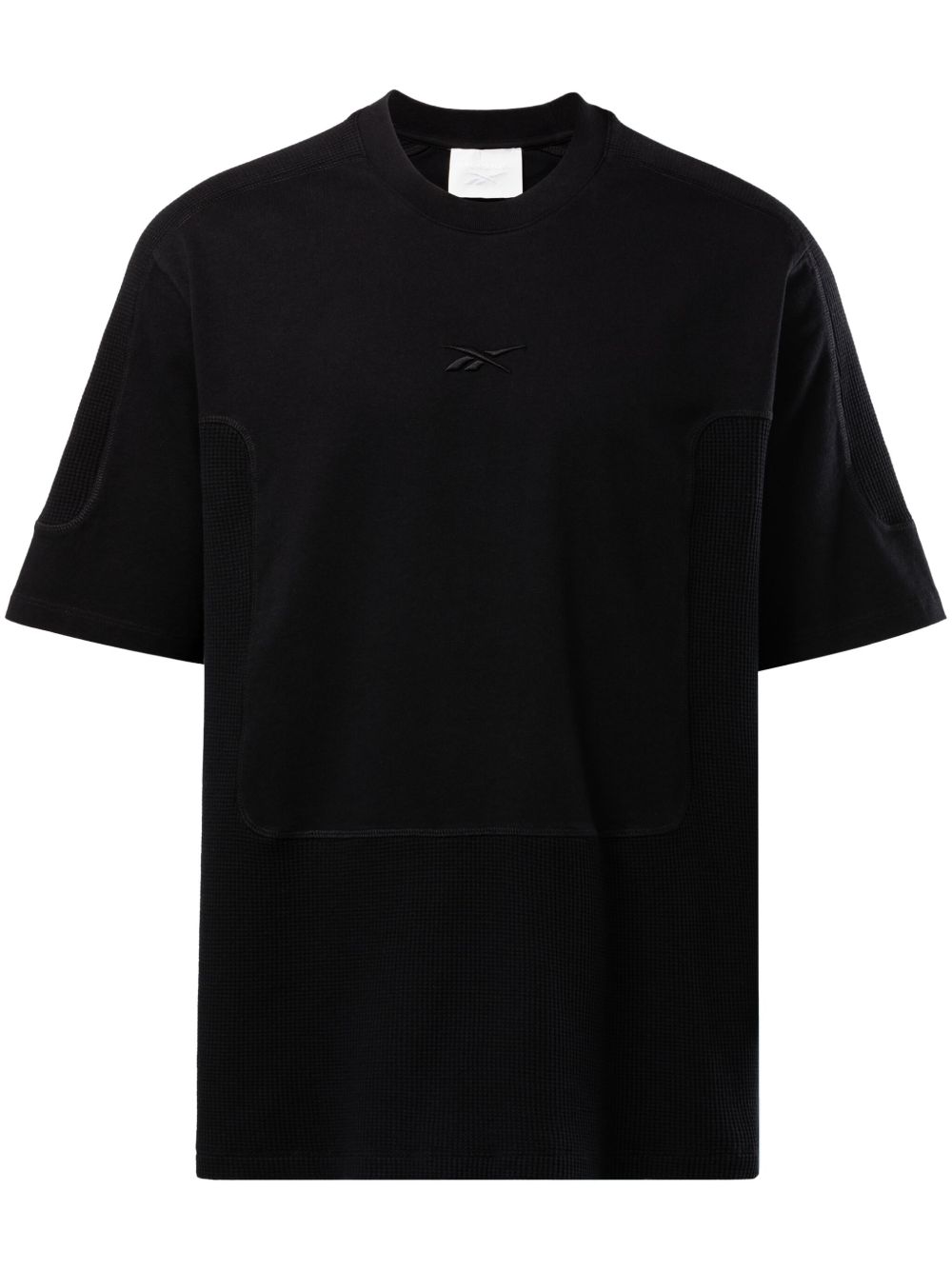 Reebok LTD logo刺绣棉T恤 - 黑色