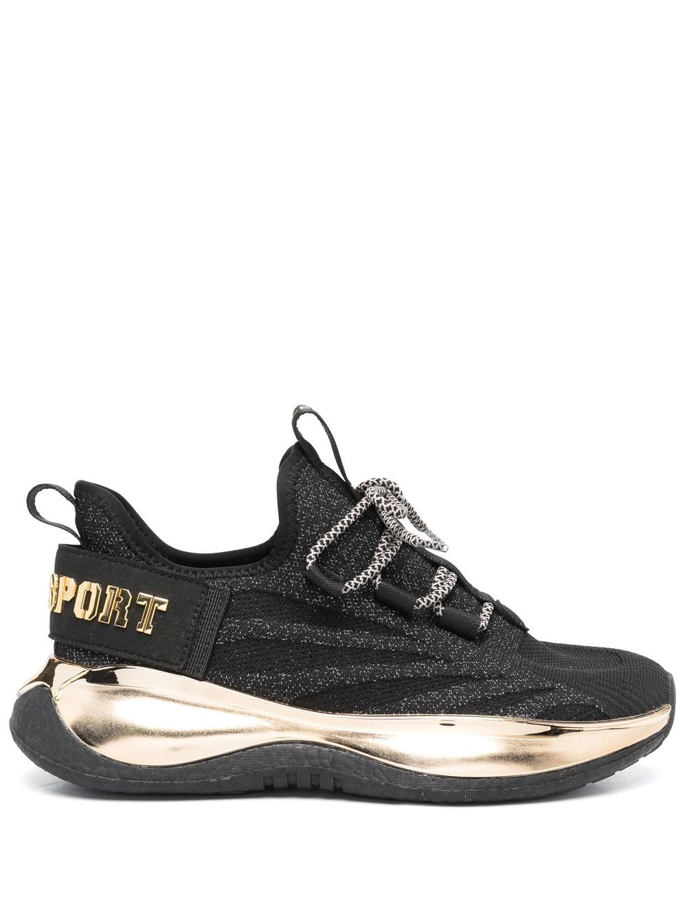 Plein Sport The Iron Tiger Gen 低帮运动鞋 - 黑色