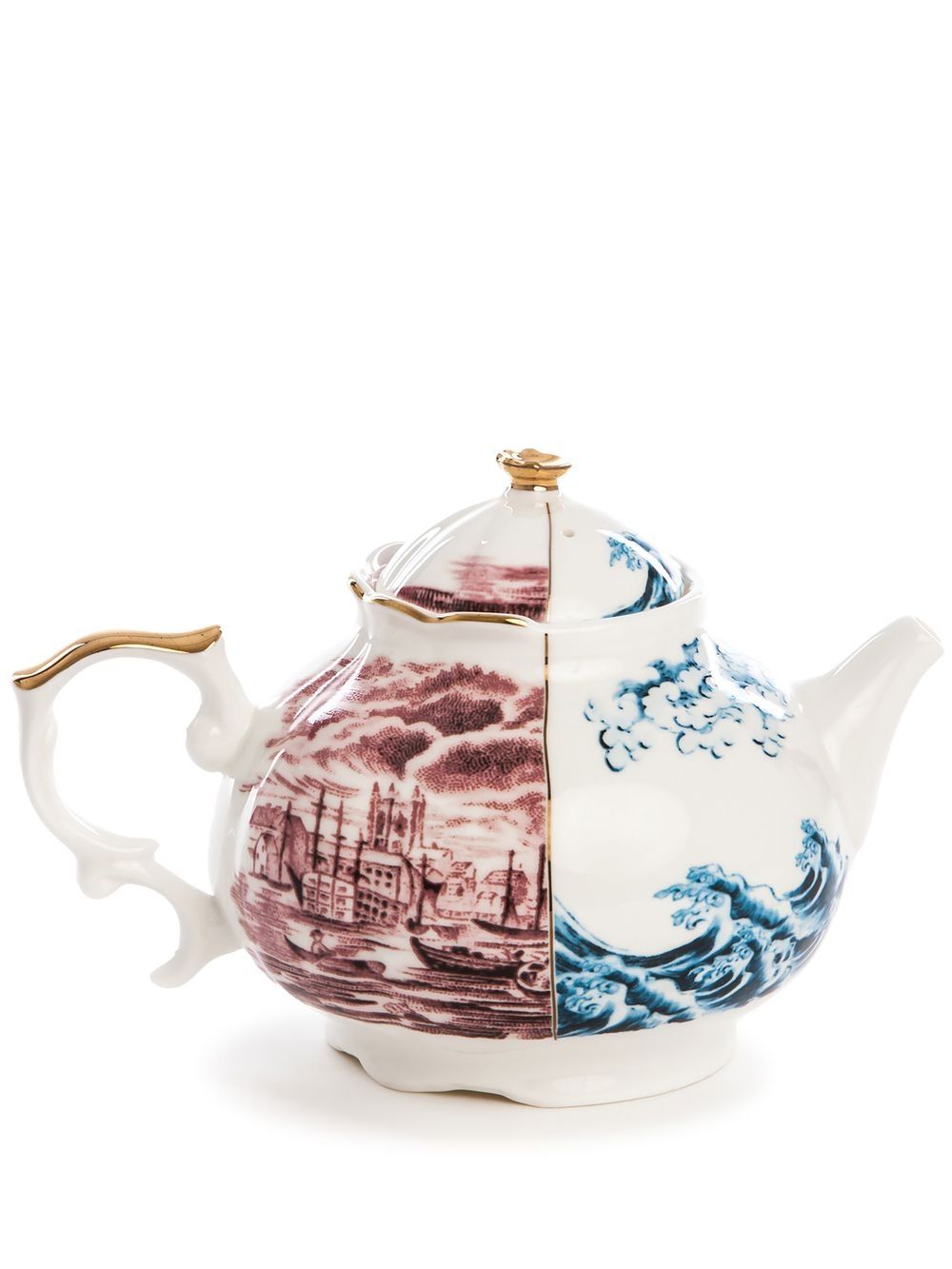 Seletti Hybrid Smeraldina 茶壶 - 白色