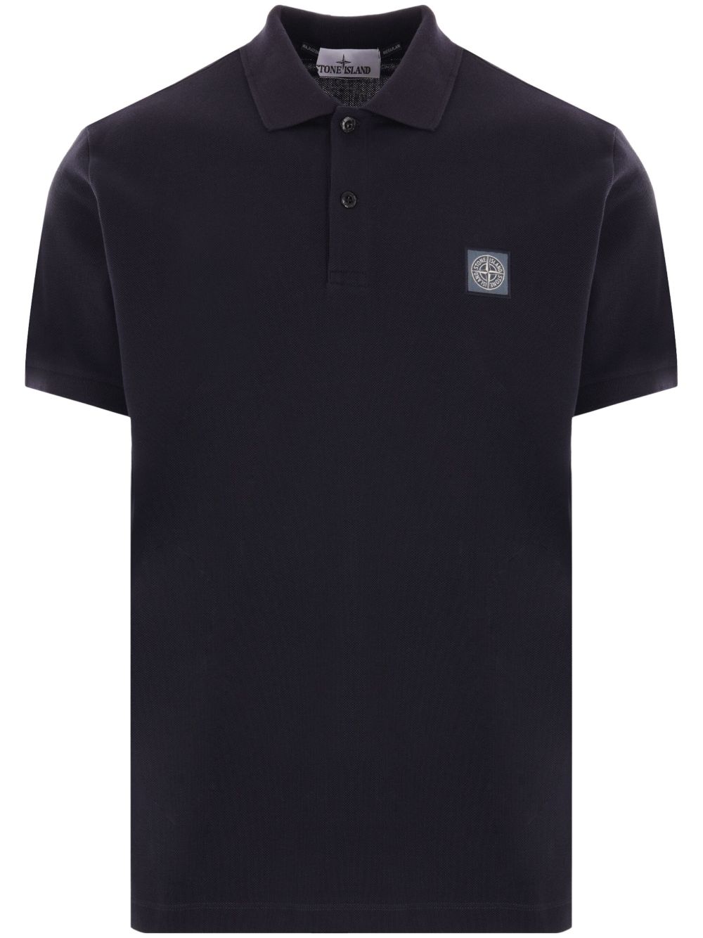 Stone Island Logo 贴花polo衫 - 蓝色