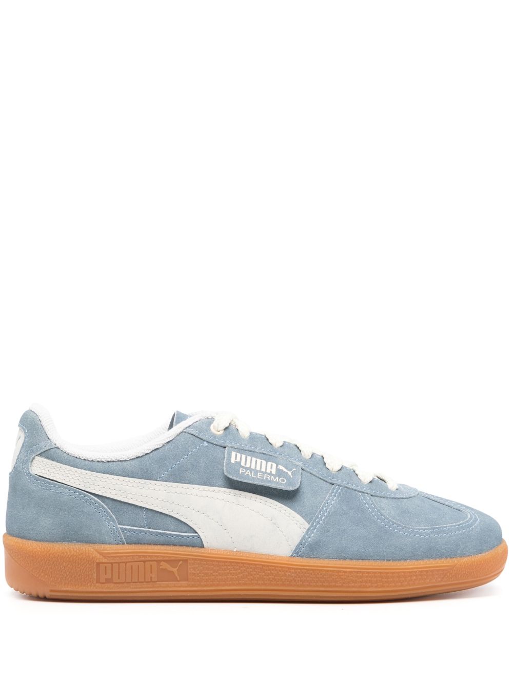 PUMA Palermo Basketball Nostalgia 绒面皮运动鞋 - 蓝色