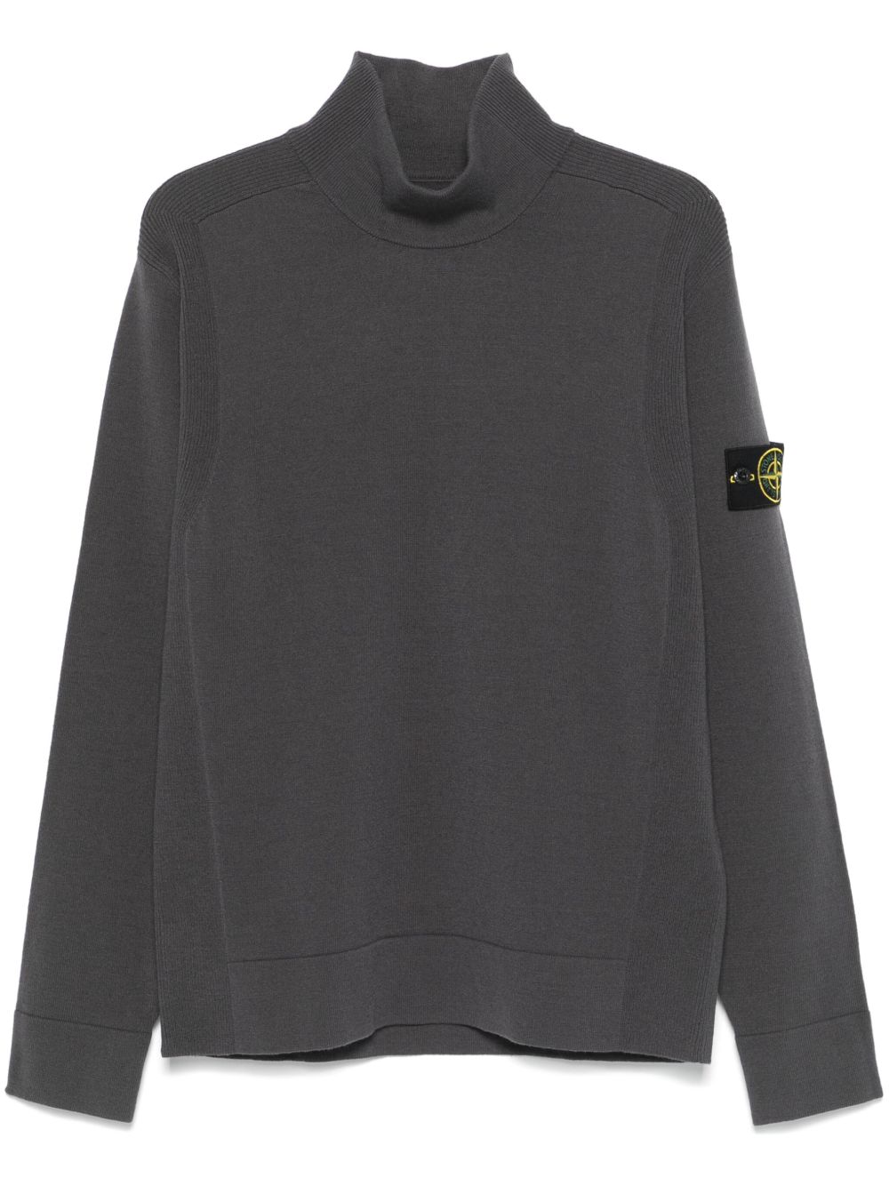 Stone Island 罗盘徽章毛衣 - 灰色