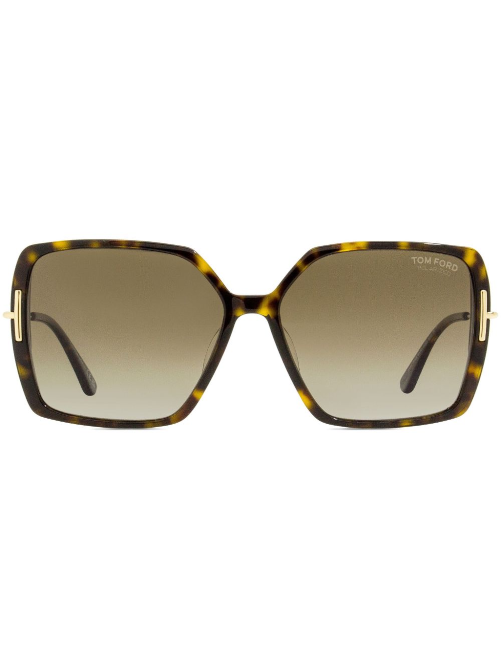 TOM FORD Eyewear Joanna 蝴蝶形镜框太阳眼镜 - 褐色