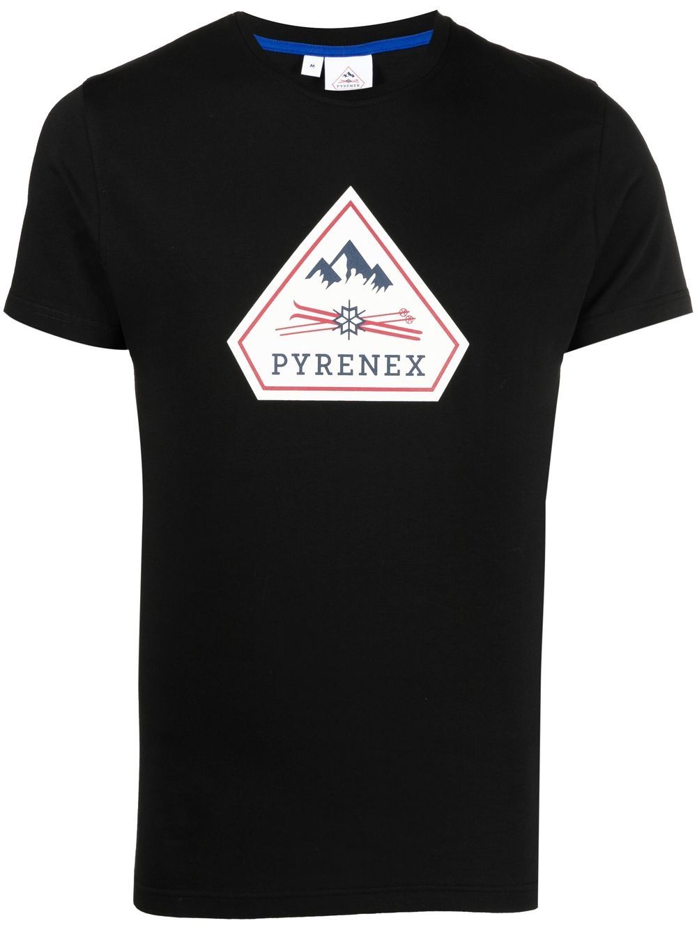 Pyrenex logo印花短袖T恤 - 黑色