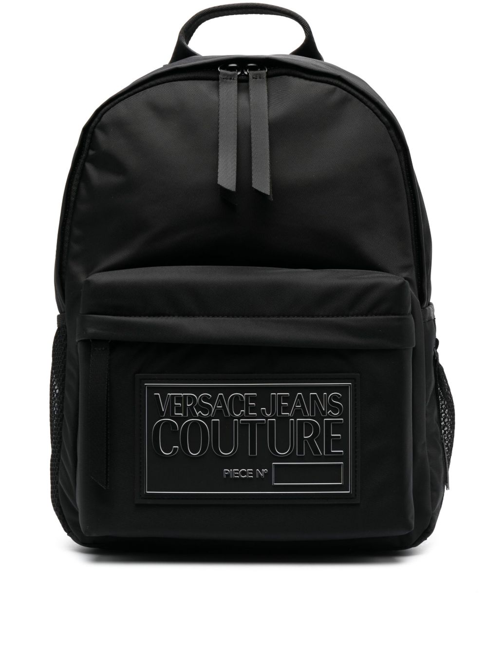 Versace Jeans Couture 标贴双肩包 - 黑色