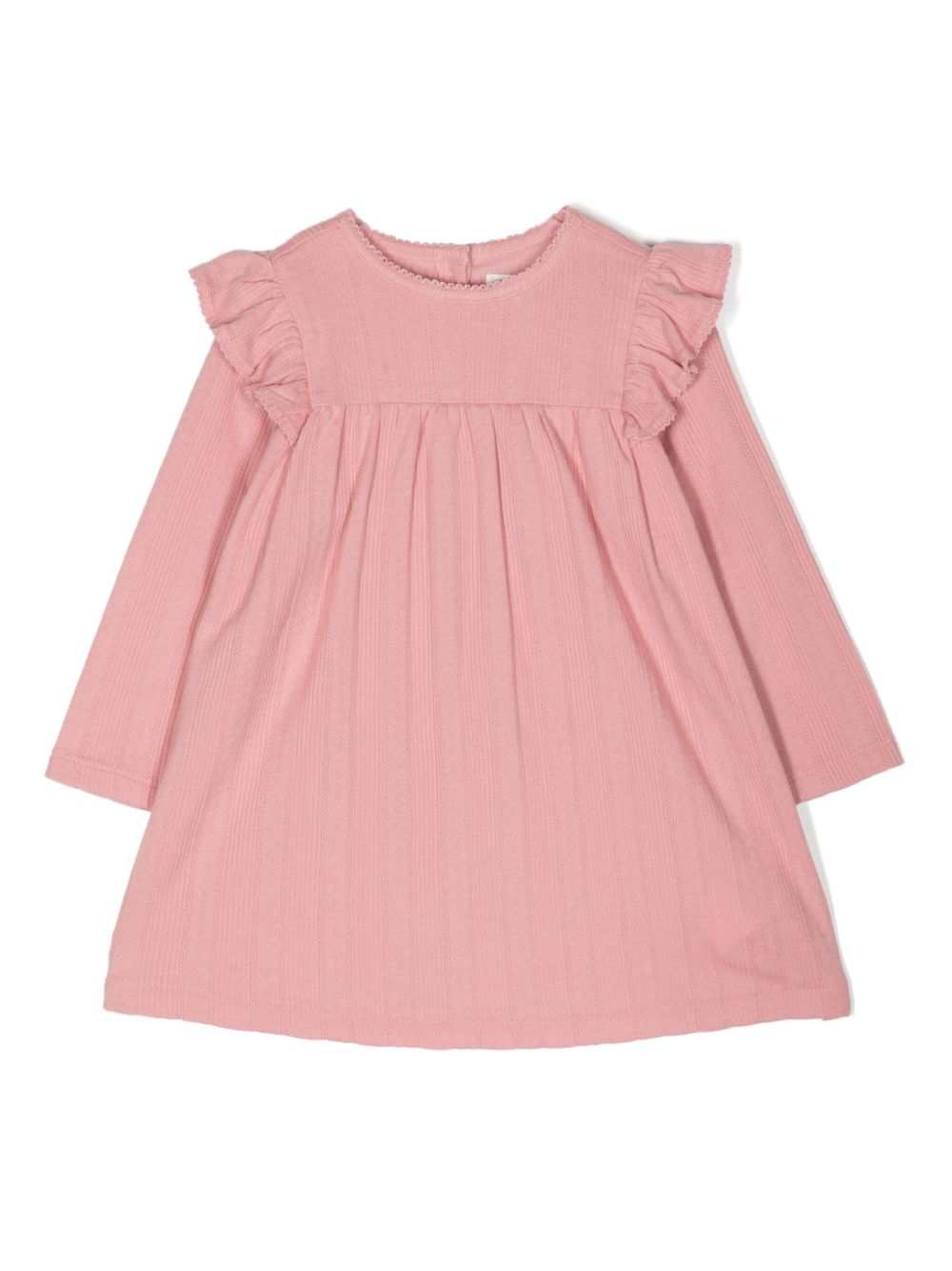 POLO RALPH LAUREN KIDS 荷叶边连衣裙套装 - 粉色