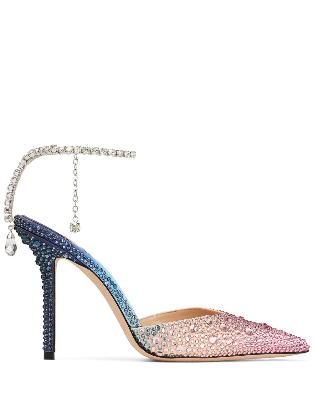 Jimmy Choo Saeda 高跟鞋（10厘米） - 粉色
