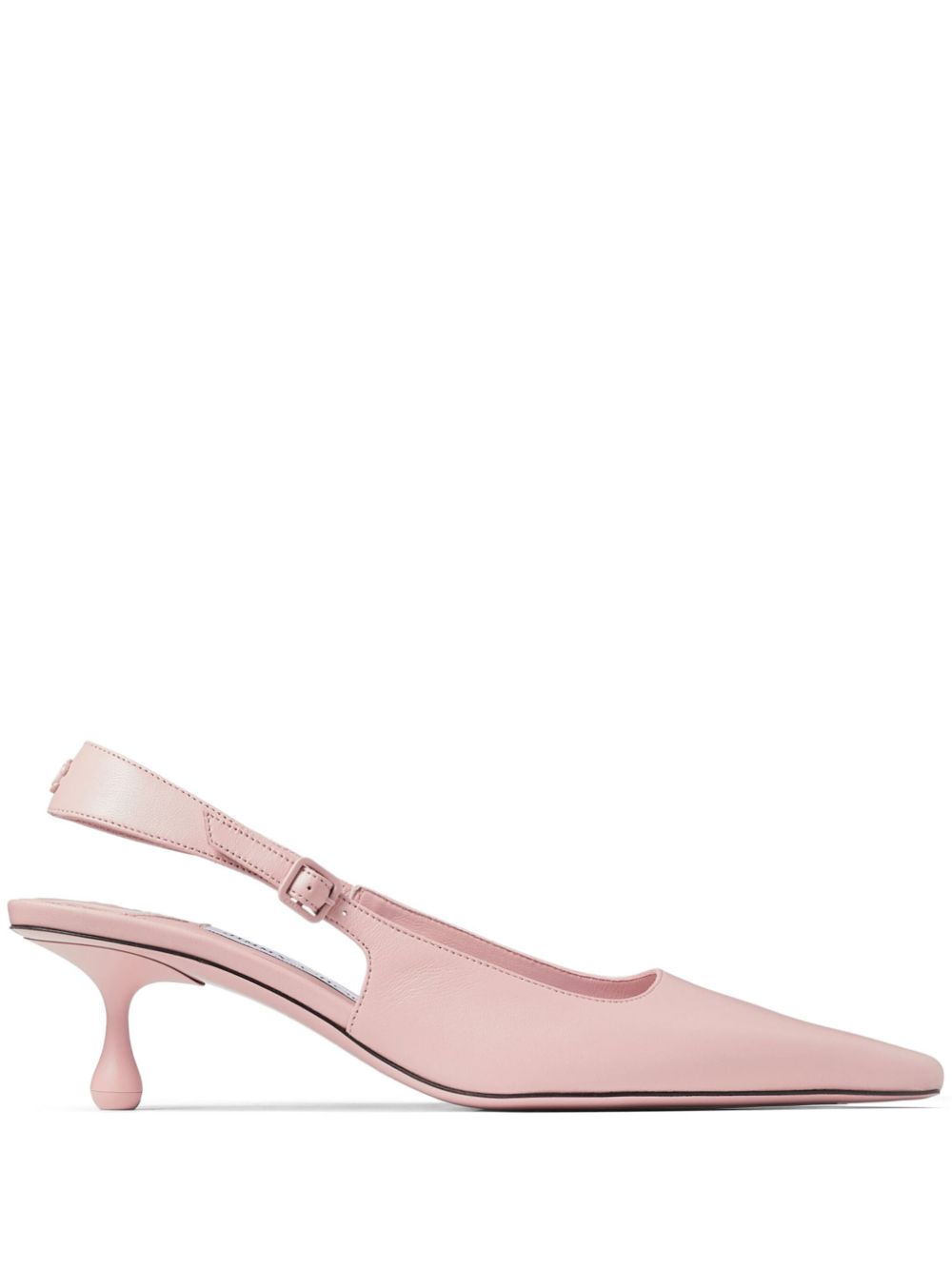 Jimmy Choo Amel 皮质中跟鞋 - 粉色