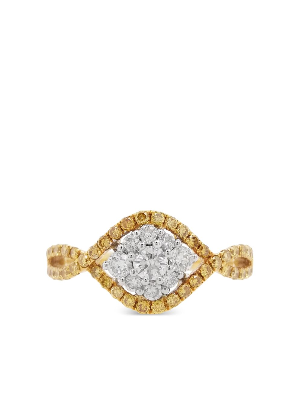 HYT Jewelry 18K黄金钻石戒指 - 金色