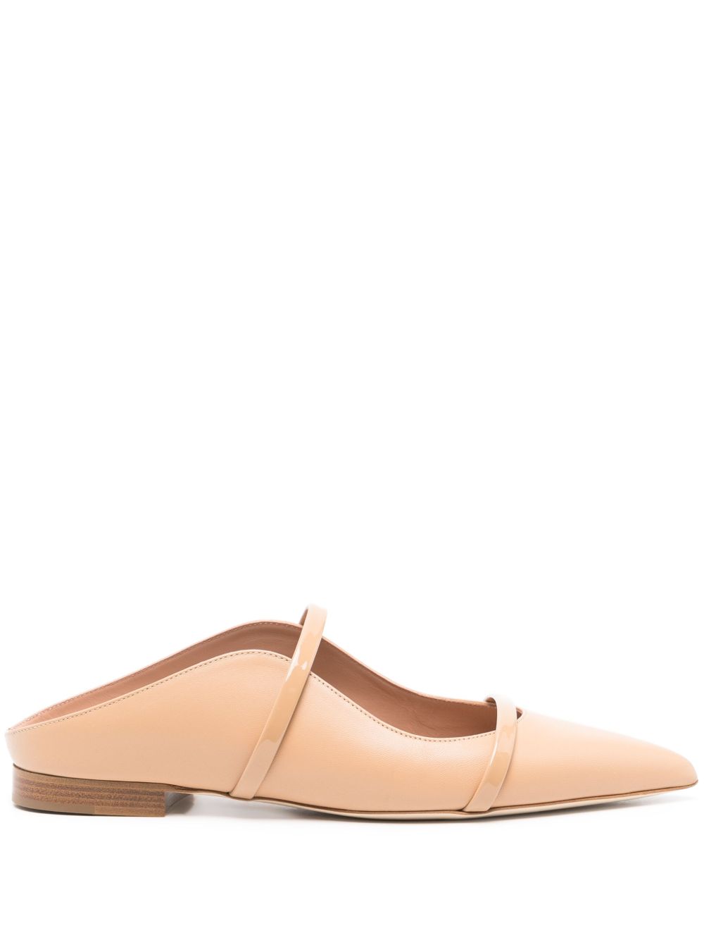 Malone Souliers Maureen 平底皮质穆勒鞋 - 中性色