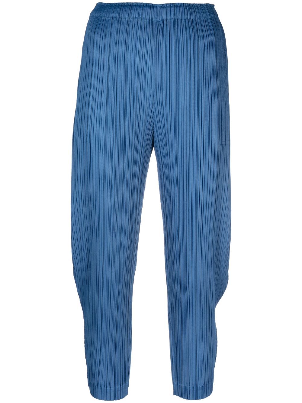 Pleats Please Issey Miyake Monthly Colors January 细褶长裤 - 蓝色