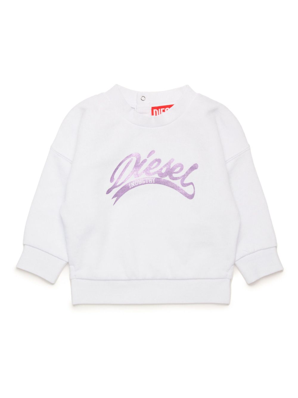 Diesel Kids Sflowerb 卫衣 - 白色