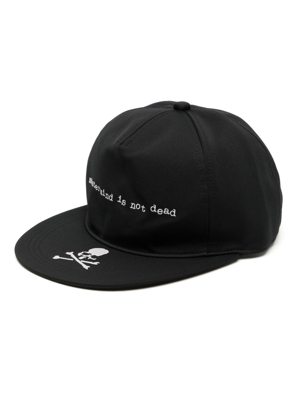 Mastermind Japan 标语刺绣棒球帽 - 黑色