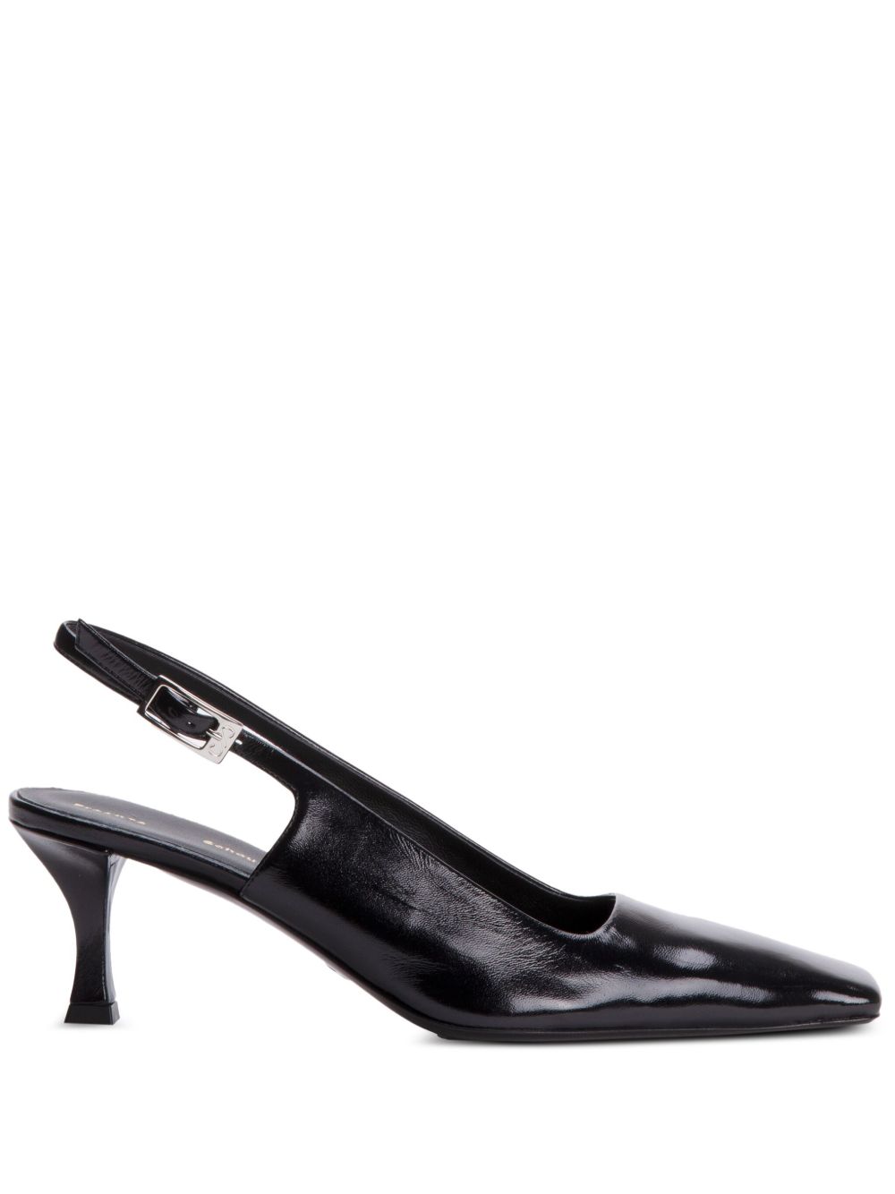 Proenza Schouler 裹踝皮质高跟鞋 - 黑色