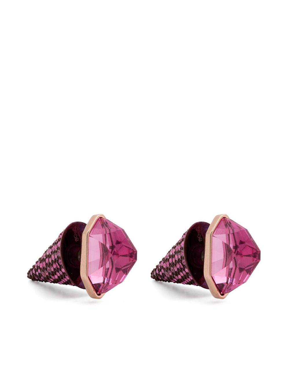 Swarovski Lucent 耳钉 - 金色