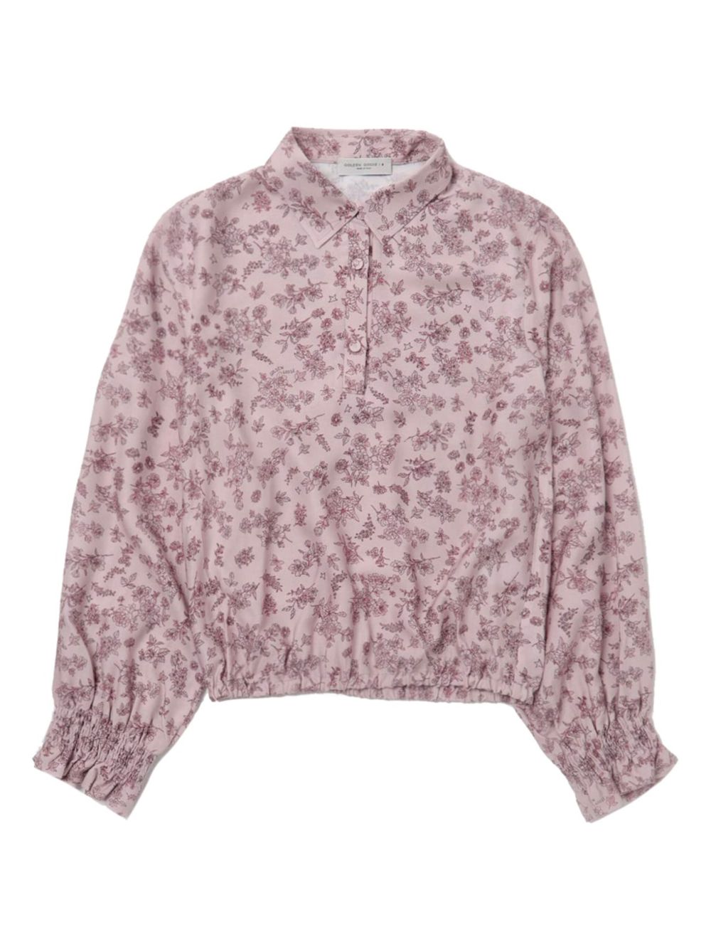 Golden Goose Kids 花卉印花罩衫 - 粉色