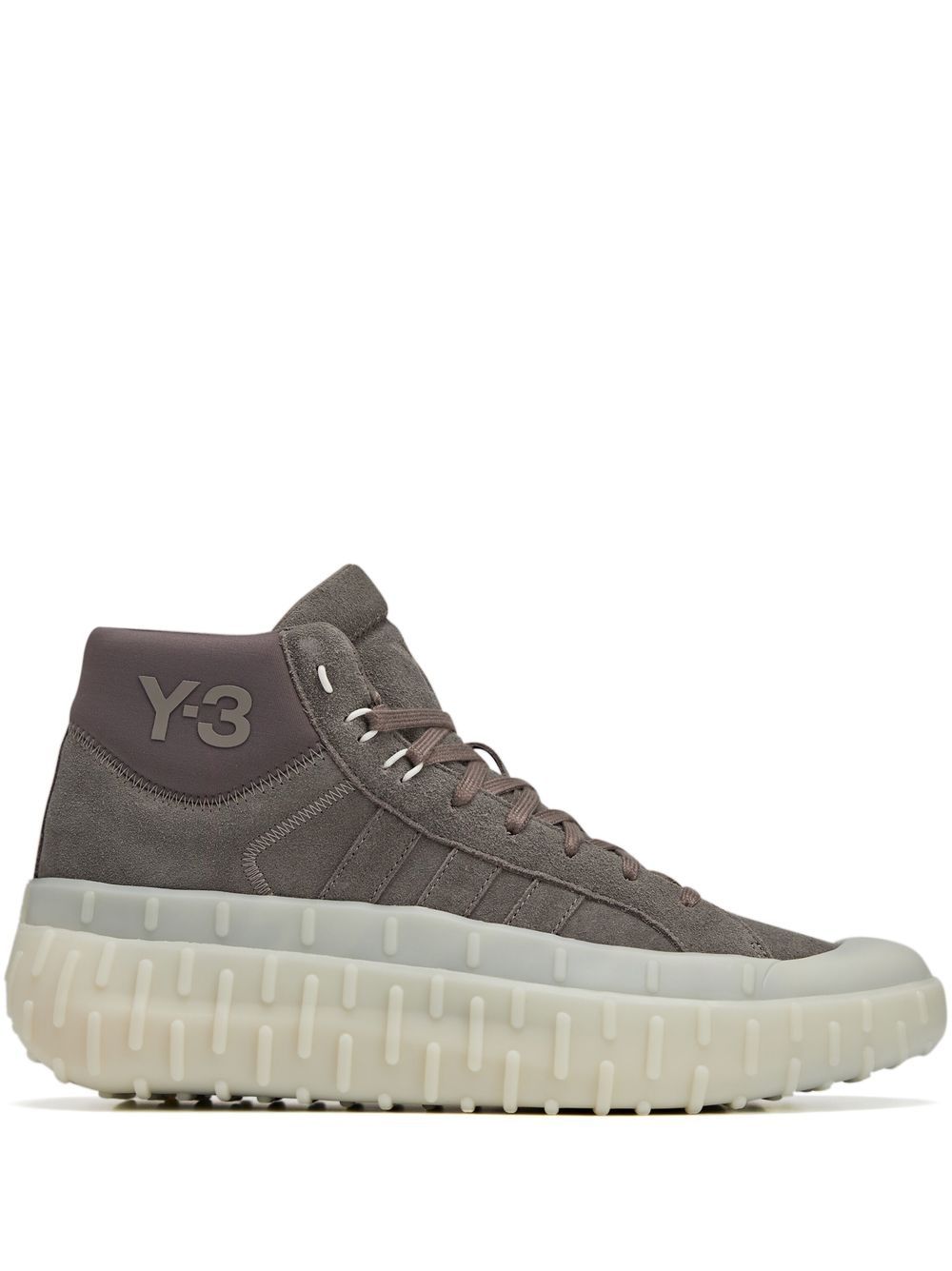 Y-3 GR.1P 高帮运动鞋 - 褐色