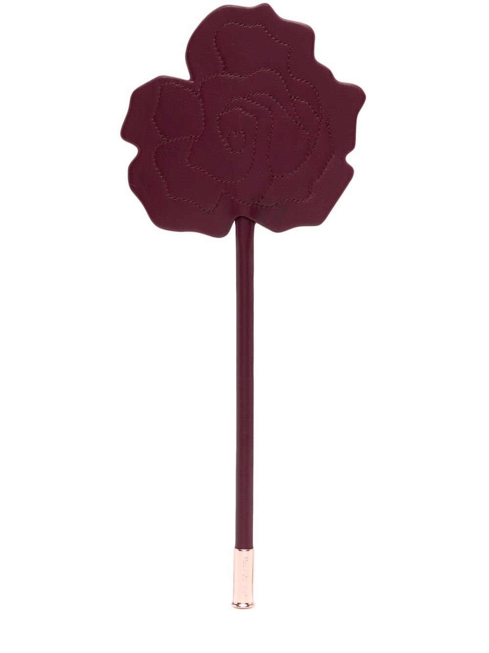 Fleur Du Mal 玫瑰造型皮质桨 - 紫色