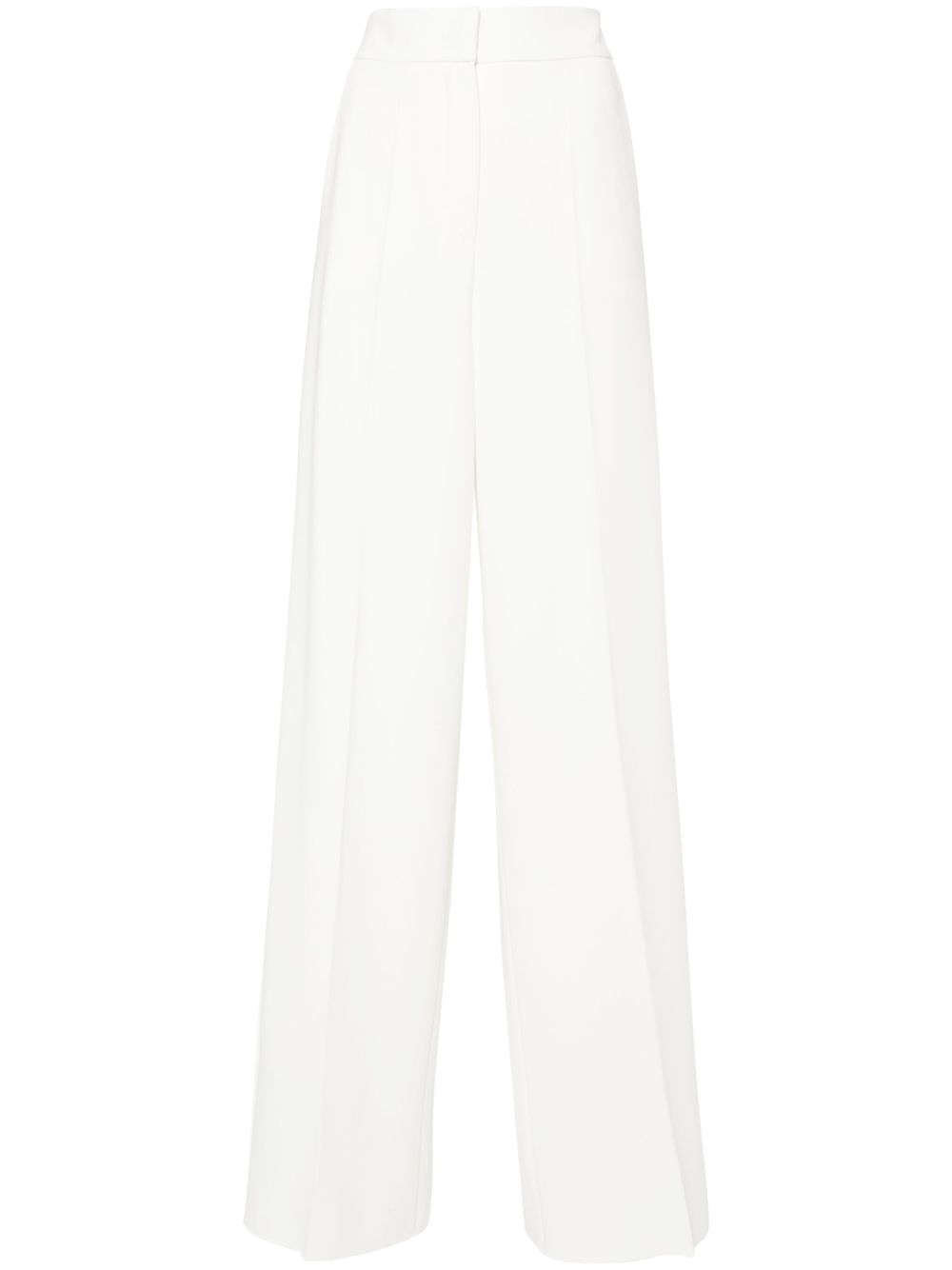 Max Mara Ercole 压褶长裤 - 白色