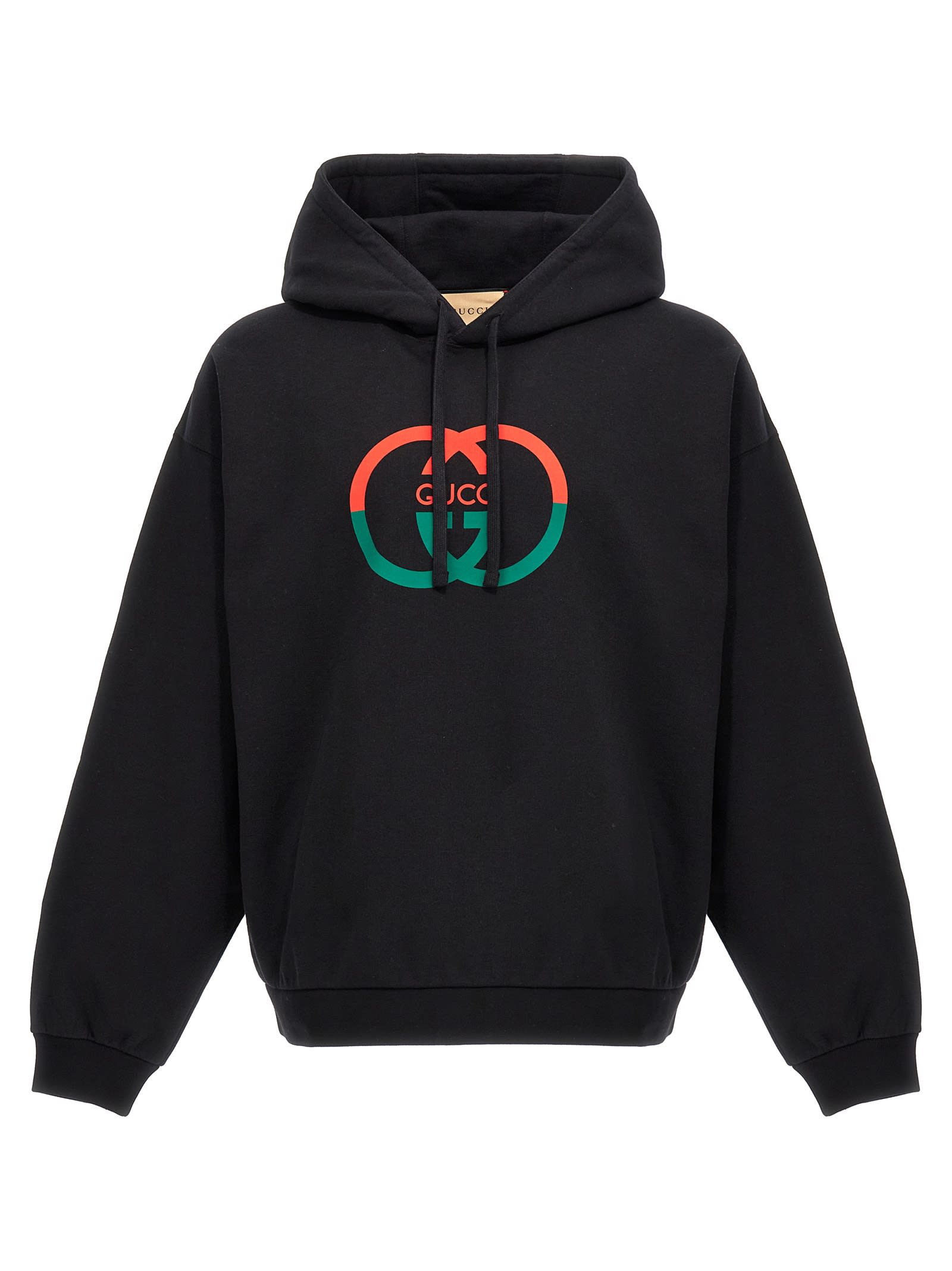 Gucci  logo印花连帽卫衣