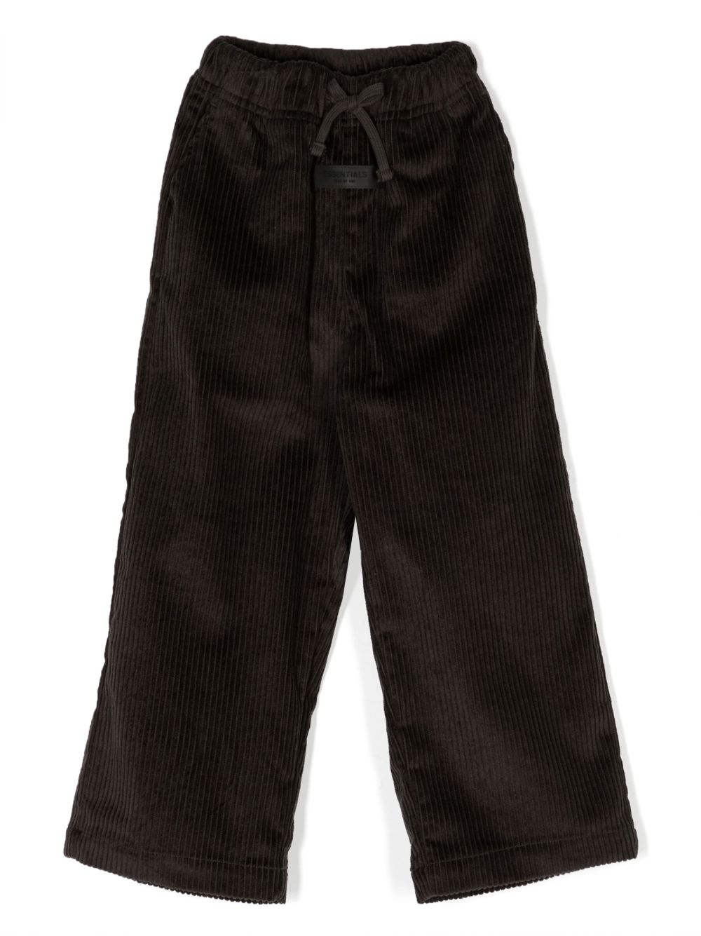 FEAR OF GOD ESSENTIALS KIDS 灯芯绒直筒裤 - 褐色